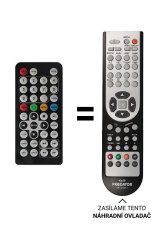 ECG TVP 7910 DVB-t náhradní dálkový ovladač jiného vzhledu.