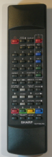 SHARP GA718WJPA BD-HP21 BD-HP22 náhradní dálkový ovladač se stejným popisem