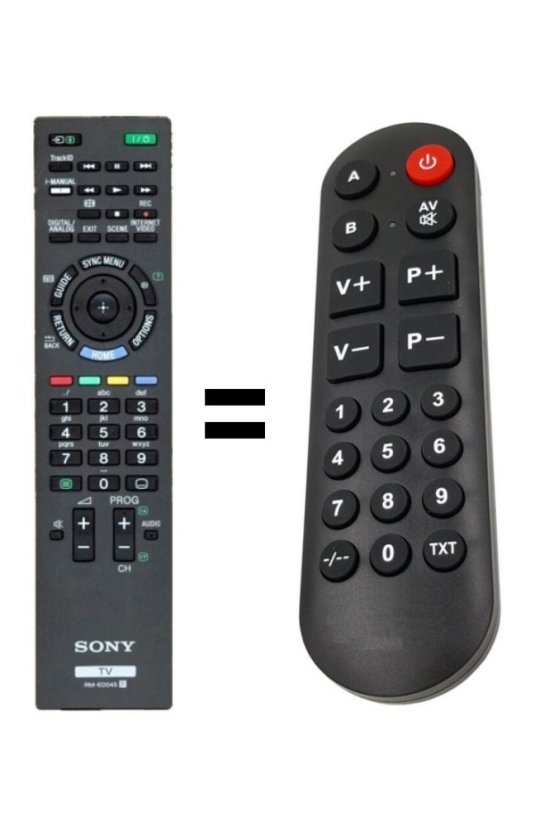 Sony RM-ED045 náhradný diaľkový ovládač pre seniorov