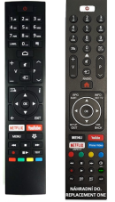 JVC LT-43VAQ8135 replacement remote control bez mikrofonu.