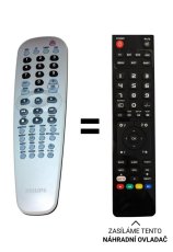 Philips RC19245015 náhradní dálkový ovladač jiného vzhledu