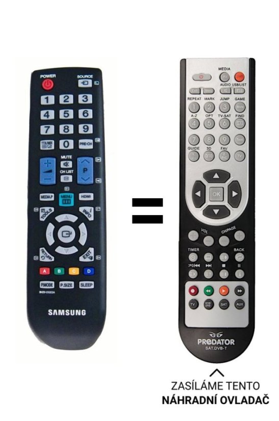 Samsung BN59-01003A náhradní dálkový ovladač jiného vzhledu