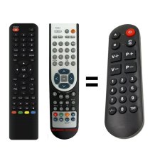 Skyworth SKW-T21FTA, SKWT21FTA náhradní dálkový ovladač pro seniory