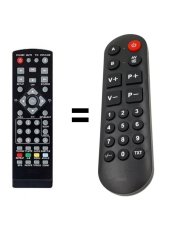 Sencor SDV8701T náhradní dálkový ovladač pro seniory