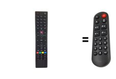 Gogen TVF22P202T náhradní dálkový ovladač pro seniory
