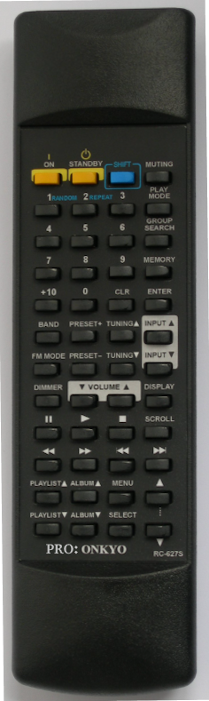 ONKYO A-9155 A-9355 A-9555 replacement remote control with the same description