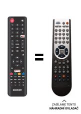 Sencor SLE 32S601 Náhradné diaľkové ovládanie iného vzhľadu