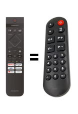 Philips 55PML8709/12 náhradní dálkový ovladač pro seniory