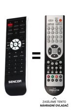 Sencor SDV6109, SDV2509  replacement remote control