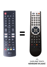LG AKB76040301 náhradní dálkový ovladač jiného vzhledu