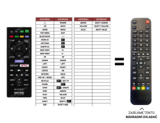 Sony BDP-S6700 náhradní dálkový ovladač jiného vzhledu