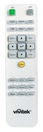 VIVITEK 5042149002, 5042149001 original remote control