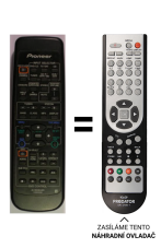 Pioneer XXD3039 náhradní dálkový ovladač jiného vzhledu
