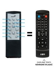 Genius SW-HF 5.1 5050 replacement remote control of a different appearance.