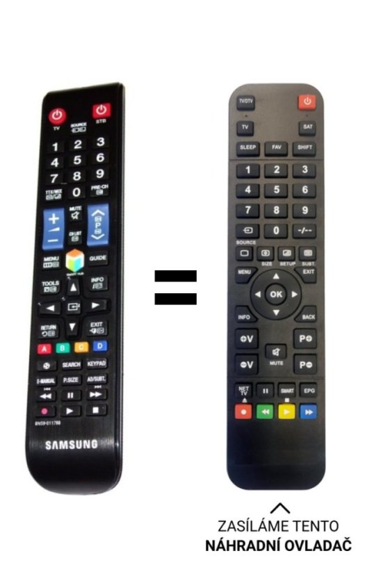 Samsung BN59-01178B náhradní dálkový ovladač jiného vzhledu