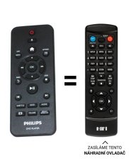 Philips 996510056836 náhradní dálkový ovladač jiného vzhledu