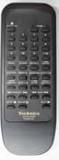 Technics EUR642100 replaces the remote control of the same design