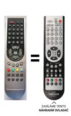 Sencor SLT1911DVB-T, SLT3208DVB-T Nahradenie diaľkového ovládania iného vzhľadu