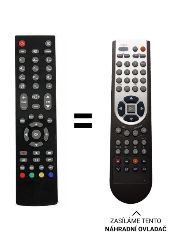 Technisat Digit Sir Replacement remote control