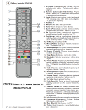 Hitachi 70F501HAQ6351 originální dálkový ovladač