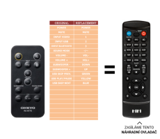 Onkyo RC-877S náhradný diaľkový ovládač iného vzhľadu