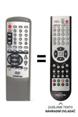Thomson DPL912VD, DPL912VR Replacement Remote Control.