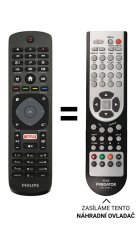 Philips 996597001909, RC1547 Náhradné diaľkové ovládanie iného vzhľadu