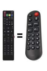 Canox 241KL LED TV náhradný diaľkový ovládač pre seniorov.