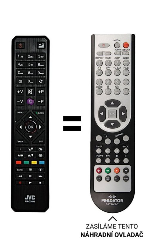 JVC RM-C3095 Replacement Remote Control