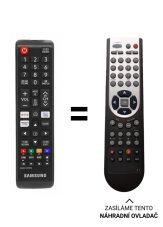 Samsung BN59-01315M náhradní dálkový ovladač jiného vzhledu