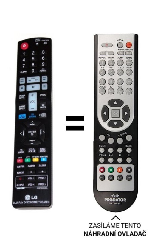 LG AKB73635409 Náhradné diaľkové ovládanie iného vzhľadu