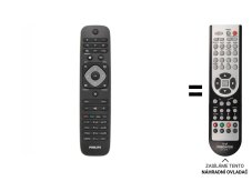 Philips 32pfl3207h/12 náhradné diaľkové ovládanie iného vzhľadu