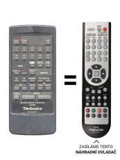 Technics RAK-SA301E náhradné diaľkové ovládanie iného vzhľadu