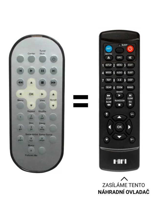 Philips RC1463401/01, 313923808551 náhradní dálkový ovladač jiného vzhledu