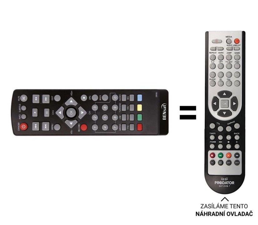 Evolveo Alpha HD Replacement Remote Control