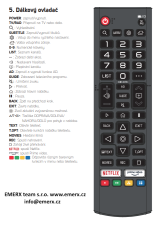 Sencor SLE50Q871B original remote control classic