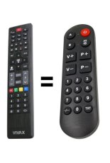 VIVAX TV-43S60T2S2 náhradný diaľkový ovládač pre seniorov