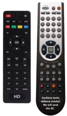 Replacement remote control TESLA, Opticum RCU-026