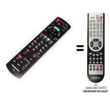 Panasonic N2QAYB000487 náhradní dálkový ovladač jiného vzhledu