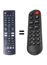 LG AKB76040301 náhradní dálkový ovladač pro seniory
