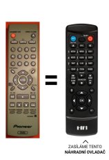 Pioneer VXX2805, DV-470-k, DV-578AS náhradný diaľkový ovládač iného vzhľadu