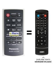 Panasonic N2QAYB000944 náhradní dálkový ovladač jiného vzhledu