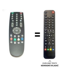 Sencor SLT2612 DVBT SLT3214 DVB-T náhradný diaľkový ovládač iného vzhľadu.