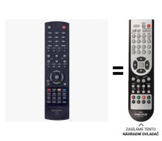Sharp GJ210, 9JR9800000003 Nahradenie diaľkového ovládania iného vzhľadu