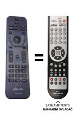 Philips 242254901833, 996510014606 Náhradné diaľkové ovládanie iného vzhľadu