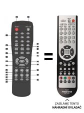SENCOR SDV-7115, SDV-7113, SDV-7305H spare remote control of another appearance.