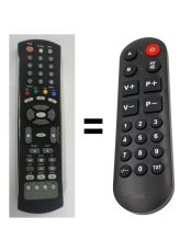 Mascom MC2000HDUSB, MC2000HDCI USB PVR náhradní dálkový ovladač pro seniory