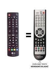 LG AKB74475490 náhradní dálkový ovladač jiného vzhledu