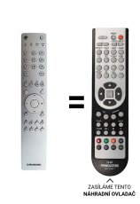 Grundig TP2 náhradné diaľkové ovládanie iného vzhľadu