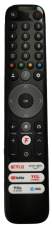 TCL 65X10 original remote control with voice commands.